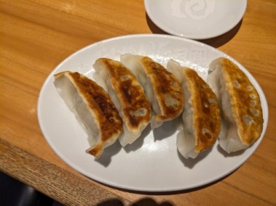 <らあめん花月嵐>餃子 武蔵関駅のラーメン--らあめん花月嵐 武蔵関店