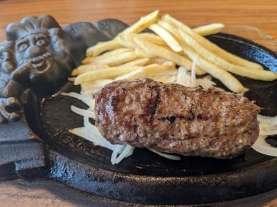<ブロンコビリー>黒毛和牛ハンバーグ 我孫子駅のステーキ・ハンバーグ--ブロンコビリー 我孫子店