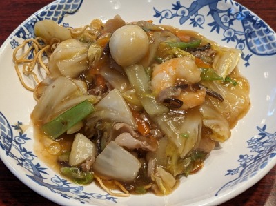 <バーミヤン>五目焼そば 河辺駅の中華--バーミヤン 青梅河辺店