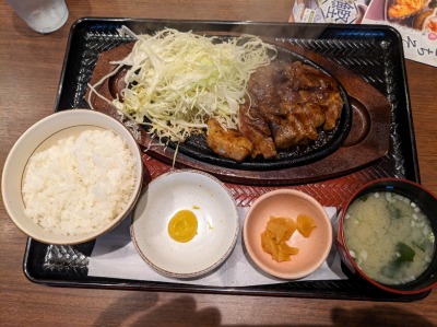 <大戸屋>炭火焼き鉄板トンテキ 松江駅の定食--大戸屋 イオン松江店