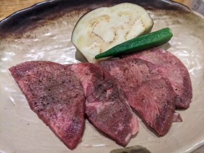 <夢庵>厚切り牛タン焼き肉御膳 信濃吉田駅周辺の和食ファミレス--夢庵 長野若槻店