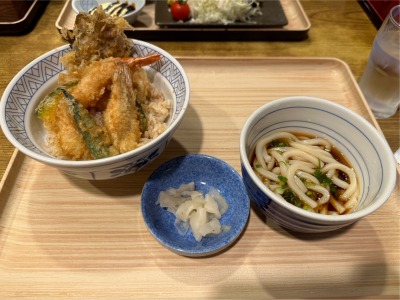 <夢庵>上海老天丼 信濃吉田駅周辺の和食ファミレス--夢庵 長野若槻店