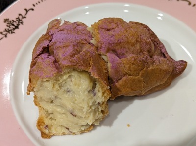 <ビアードパパ>焼き芋シュー 荒川沖駅周辺のシュークリーム--ビアードパパ イオンモールつくば店