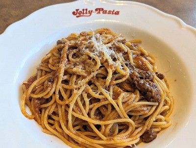 <ジョリーパスタ>感動ボロネーゼ 郡山富田駅のイタリアン--ジョリーパスタ 郡山富田店