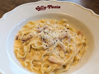 <ジョリーパスタ>感動カルボナーラ 郡山富田駅のイタリアン--ジョリーパスタ 郡山富田店