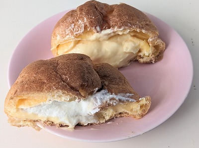 <銀座コージーコーナー>ジャンボシュークリーム 野並駅のケーキ--銀座コージーコーナー アピタ鳴海