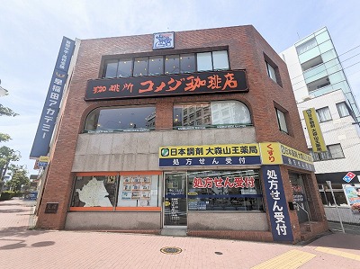 <コメダ珈琲店>お店外観 大森駅のカフェ--コメダ珈琲店 大森山王口店
