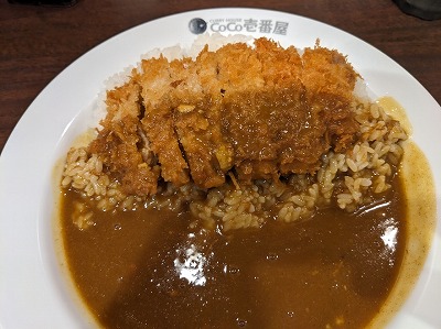 <CoCo壱番屋>手仕込とんかつカレー 新潟大学前駅周辺のカレー--CoCo壱番屋 新潟新通り店