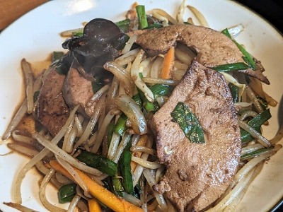 <中国料理 味良>レバニラ炒め 生田駅の中華--中国料理 味良