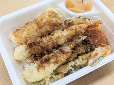 <天丼てんや>お持ち帰り 八王子駅周辺の天丼--天丼てんや 八王子北口店