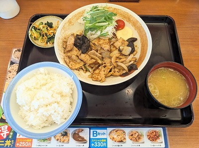 <山田うどん食堂>スタミナ焼肉定食 泉体育館駅の定食--山田うどん食堂 幸町店