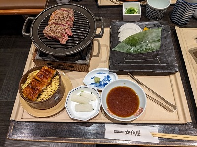 <かごの屋>夏の味覚御膳 石神井公園駅の和食--かごの屋 石神井公園駅前店