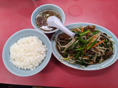 <丸吉飯店>韮レバーイタメ 西小山駅周辺の中華--丸吉飯店 西小山店