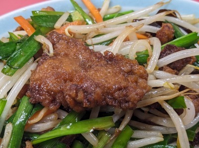 <丸吉飯店>韮レバーイタメ 西小山駅周辺の中華--丸吉飯店 西小山店