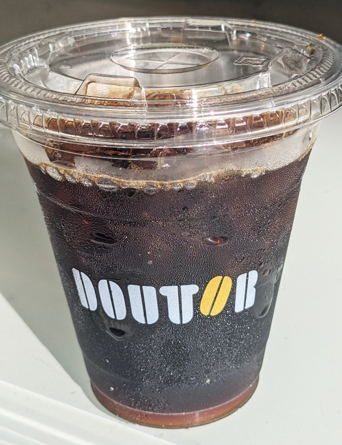 <ドトールコーヒーショップ>アイスコーヒー 幡ヶ谷駅のカフェ--ドトールコーヒーショップ 幡ヶ谷店