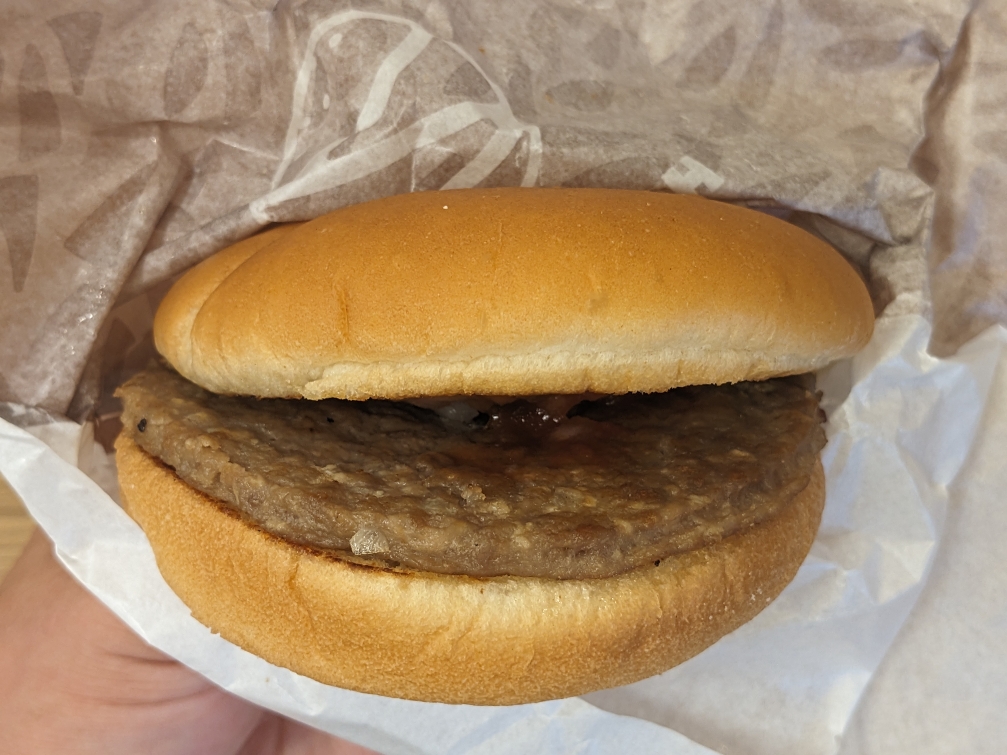 <ゼッテリア>モーニングハンバーガー なんば駅のハンバーガー--ゼッテリア 道頓堀戎橋店