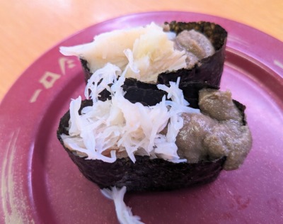 <スシロー>本ずわい蟹軍艦 汐入駅周辺の回転寿司--スシロー コースカ横須賀店