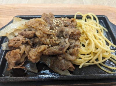 <牛角焼肉食堂>牛カルビ焼き定食 谷山駅周辺の焼肉定食--牛角焼肉食堂 イオンモール鹿児島店