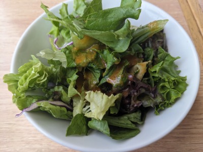 <ダッキーダック>なすとほうれん草のトマトソース 港南台駅周辺の洋食--ダッキーダック 港南台バーズ店