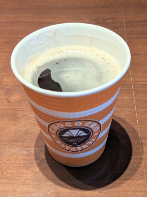 <サンマルクカフェ>アメリカンコーヒー 研究学園駅周辺のカフェ--サンマルクカフェ イーアスつくばSC店