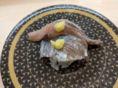 <はま寿司>真あじ 小町屋駅周辺の回転寿司--はま寿司 駒ヶ根店