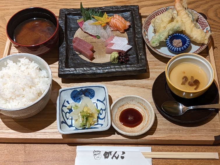 <がんこ>旬のお造り膳 京都駅周辺の和食--がんこ 京都駅ビル店