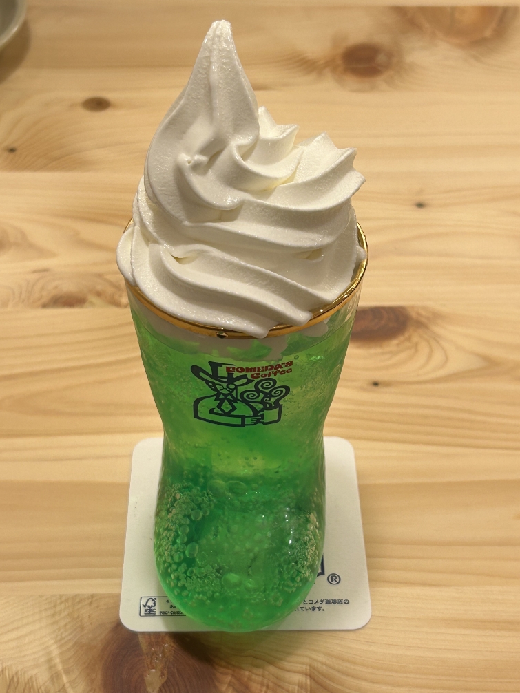 <コメダ珈琲店>ソフトドリンク 八潮駅周辺のカフェ--コメダ珈琲店 八潮駅前店