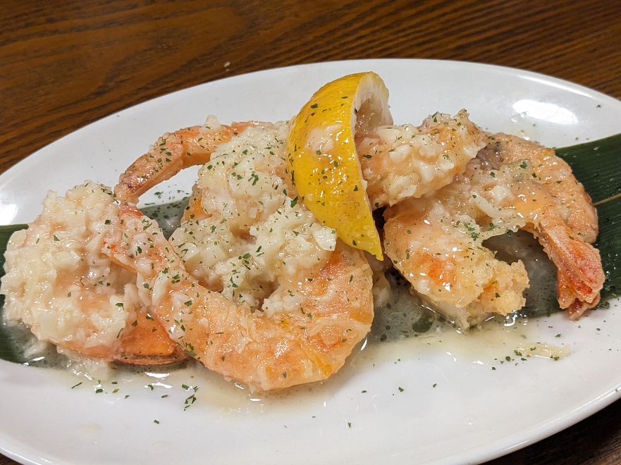 <ガーリックジョーズ>ハワイアンガーリックシュリンプ 石川町駅周辺のニンニク料理--ガーリックジョーズ 元町店