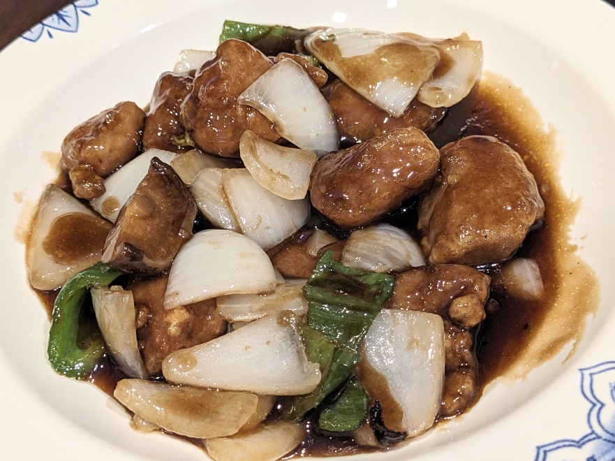 <バーミヤン>黒酢の酢豚定食 成瀬駅周辺の中華--バーミヤン 成瀬駅南口店