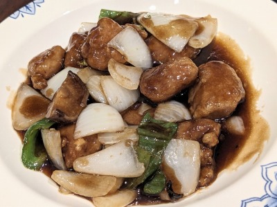 <バーミヤン>黒酢の酢豚定食 栗橋駅周辺の中華--バーミヤン 栗橋店