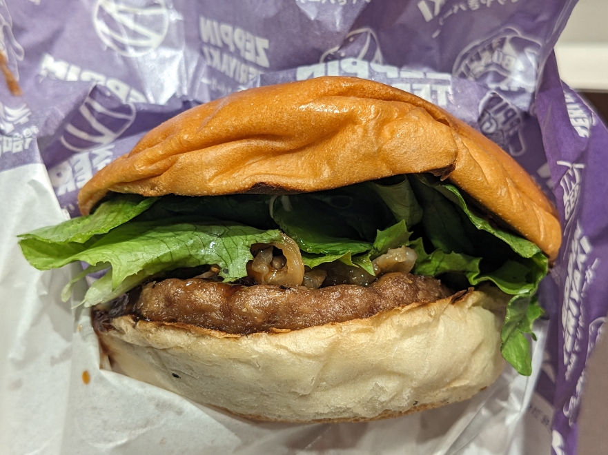 <ゼッテリア>牛カルビてりやきビーフバーガー 浜松駅周辺のハンバーガー--ゼッテリア MEGAドン・キホーテ浜松可美店