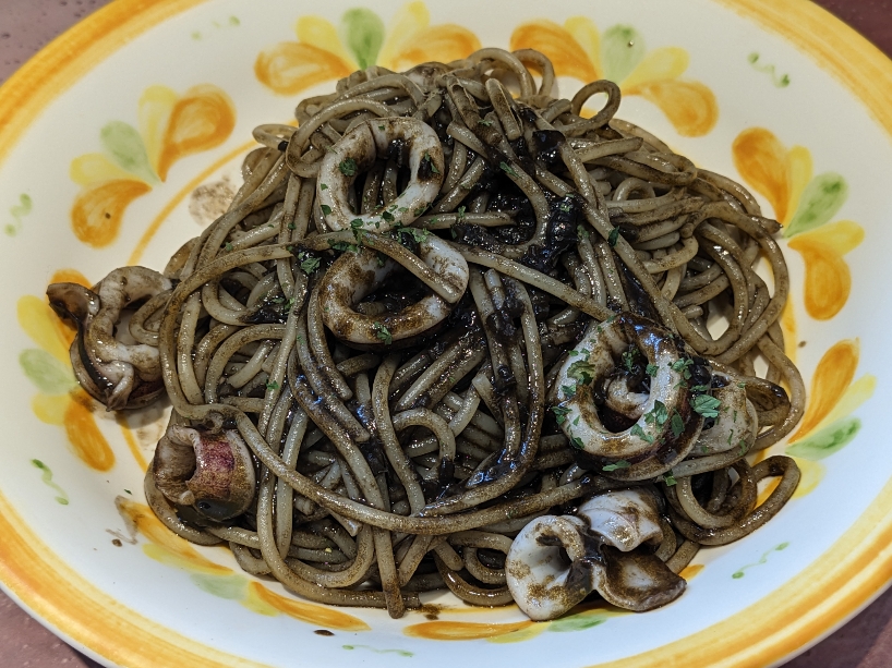 <サイゼリヤ>イカの墨入りセピアソース 吉祥寺駅周辺のイタリアンファミレス--サイゼリヤ 吉祥寺駅北口コピス前店