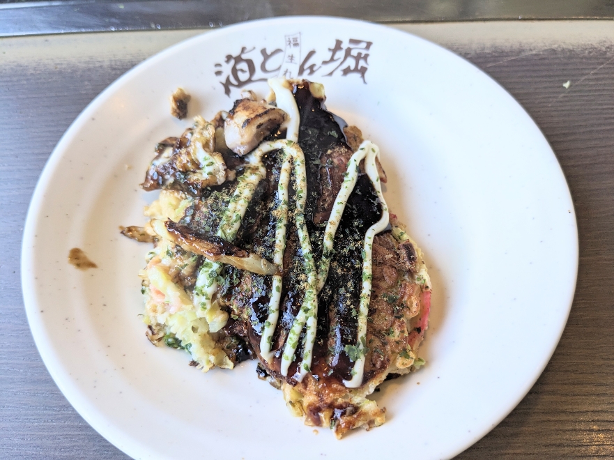 <道とん堀>特上ミックスお好み焼き 本郷台駅周辺のお好み焼き・もんじゃ焼き--道とん堀 栄中野町店