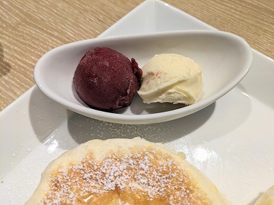 <むさしの森珈琲>リコッタパンケーキ 千鳥町駅周辺のカフェ--むさしの森珈琲 久が原店