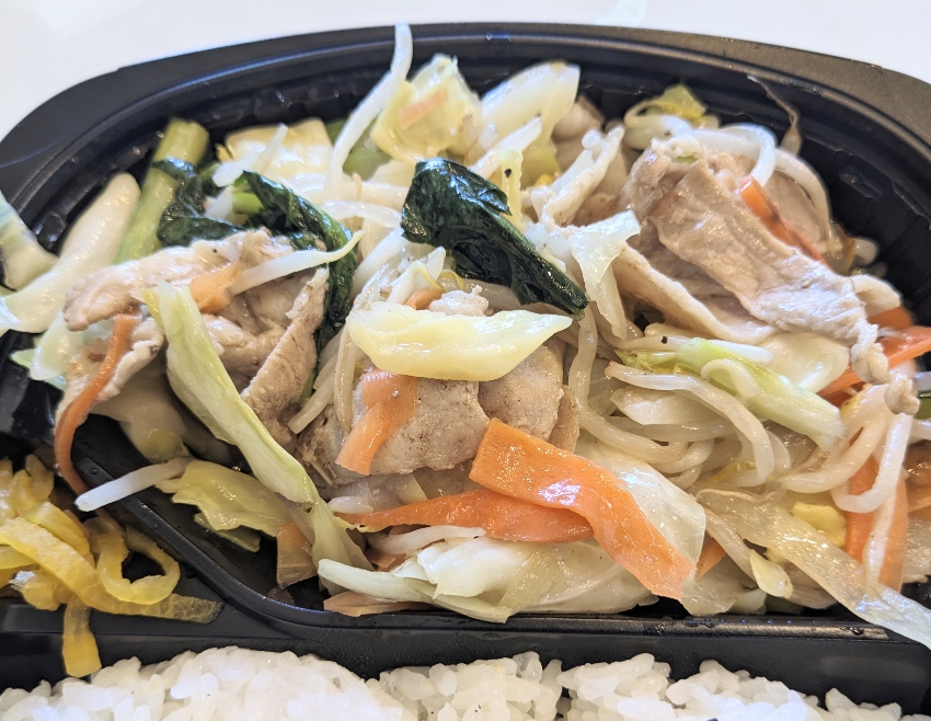 <キッチンオリジン>肉野菜炒め弁当 あざみ野駅周辺のお弁当・惣菜--キッチンオリジン あざみ野店