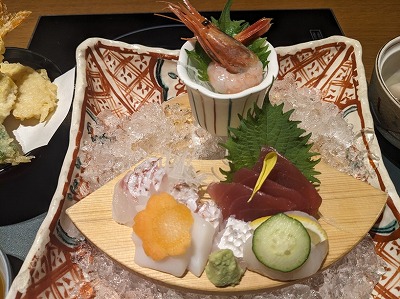 <木曽路>刺身定食 新橋駅周辺のしゃぶしゃぶ・日本料理--木曽路 新橋店