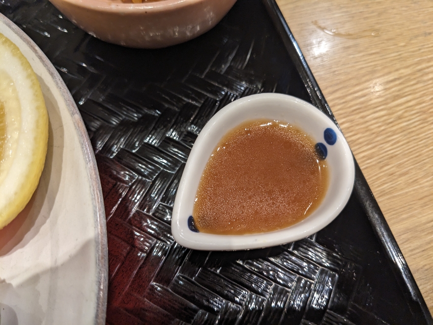 <大戸屋ごはん処>バジルとチーズのアジフライ 代々木駅周辺の定食--大戸屋ごはん処 代々木駅前店